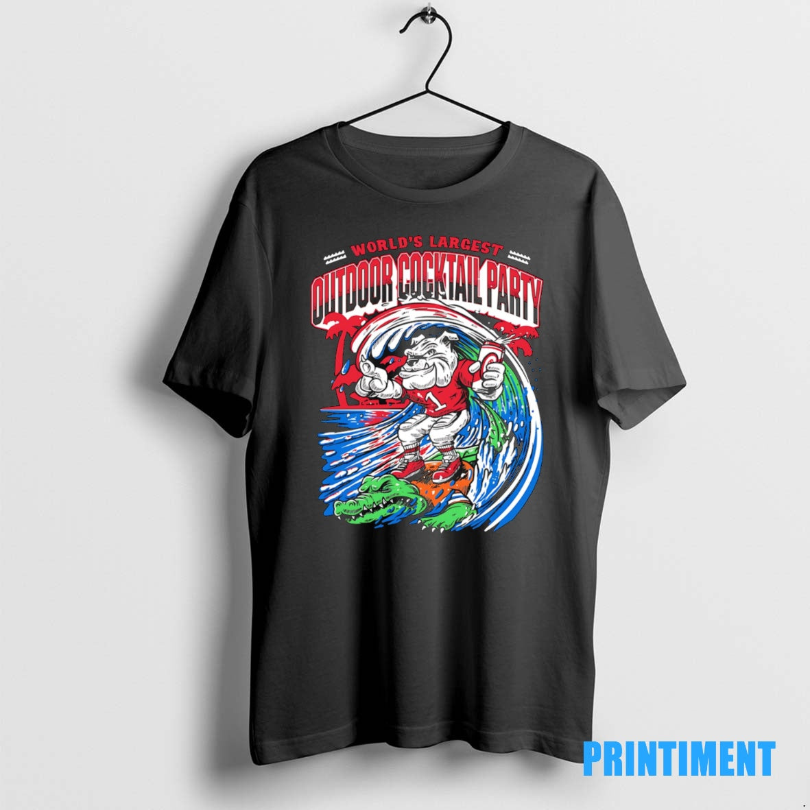 Official Worlds Largest Cocktail Party Georgia Bulldogs Tee Sweater