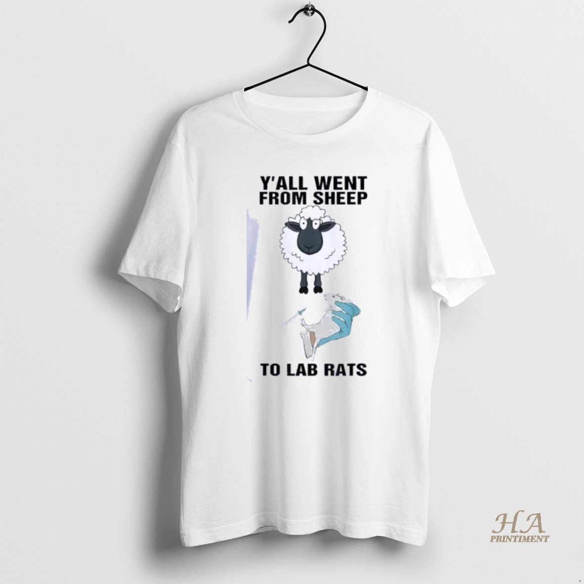Official Yall Went From Sheep To Lab Rats Sheep No More Shirts