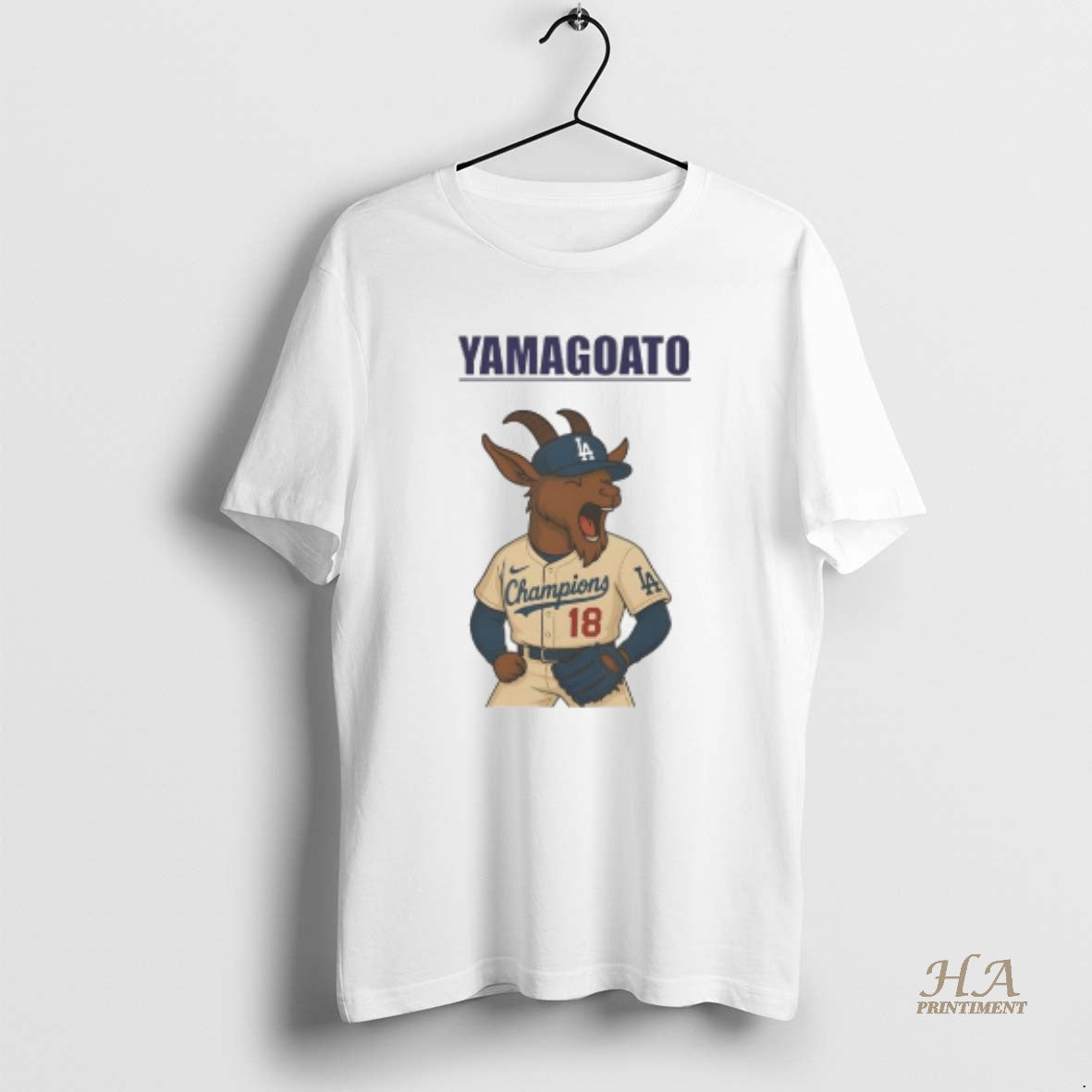 Official Yamagoato Champions Goat 18 Graphic