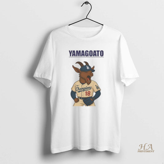 Official Yamagoato Champions Goat 18 Graphic