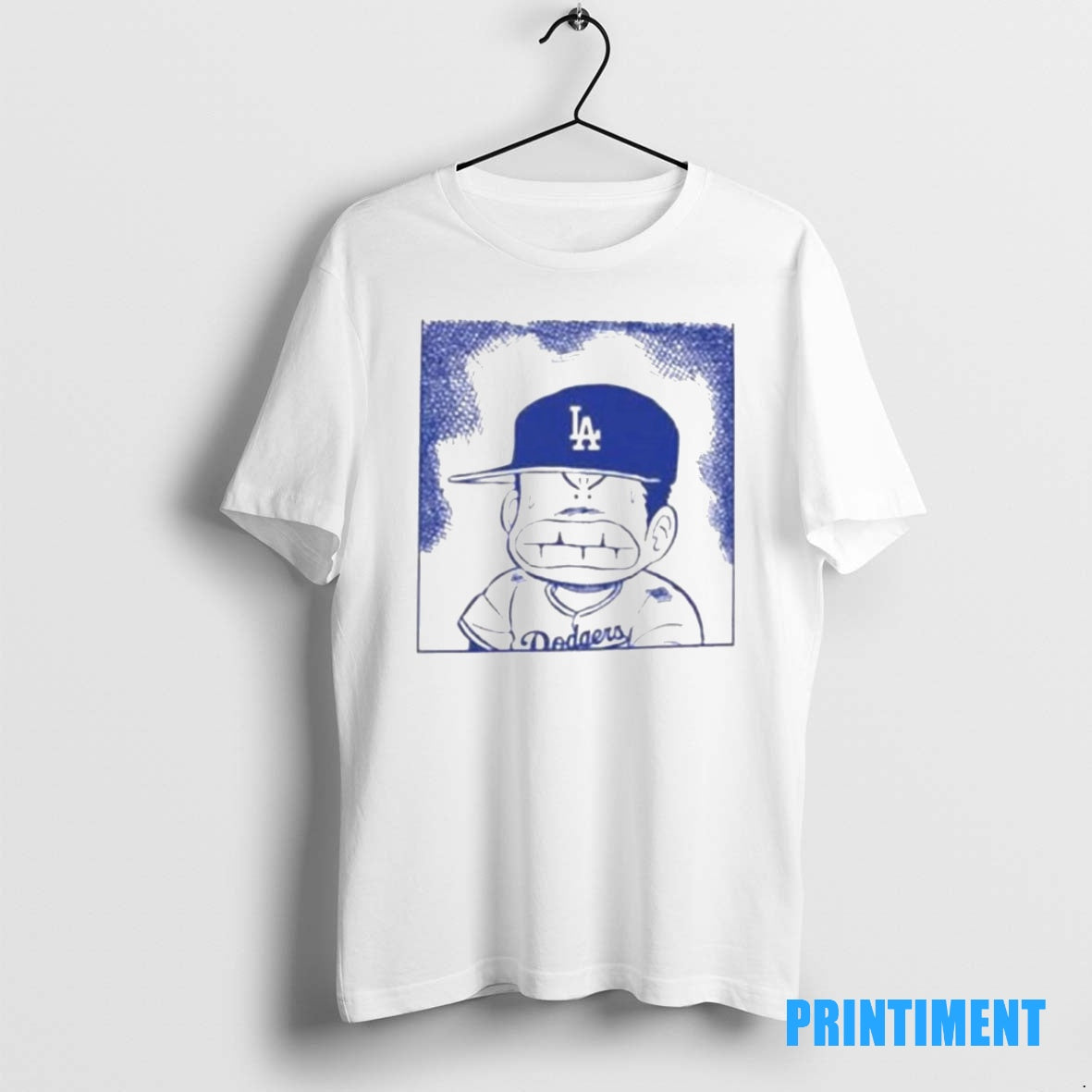 Official Yamamoto Los Angeles Dodgers Comic Ornaments Tee Sweater