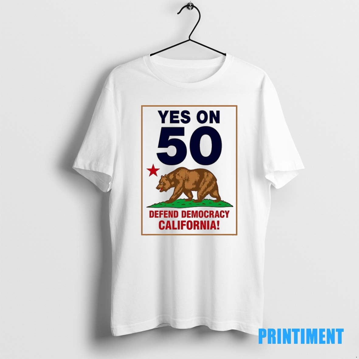 Official Yes On Prop 50 Defend Democracy California Tee Sweater