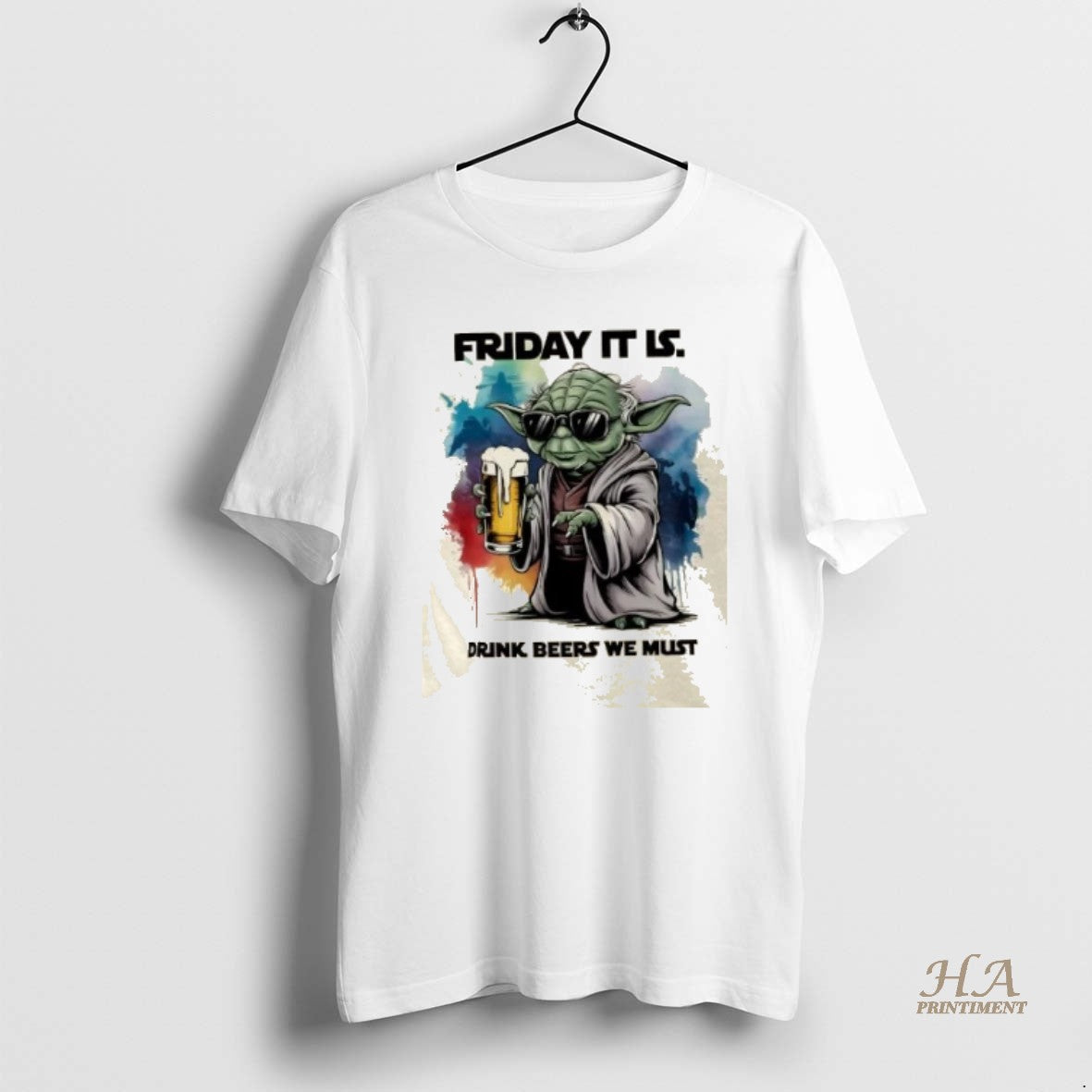 Official Yoda Old Master Friday It Is Drink Beers We Must