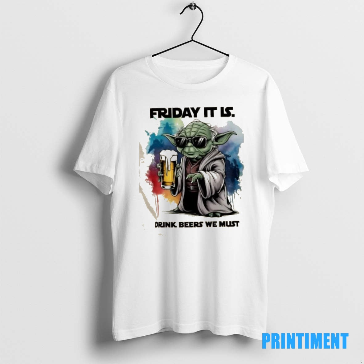Official Yoda Old Master Friday It Is Drink Beers We Must Tee Sweater