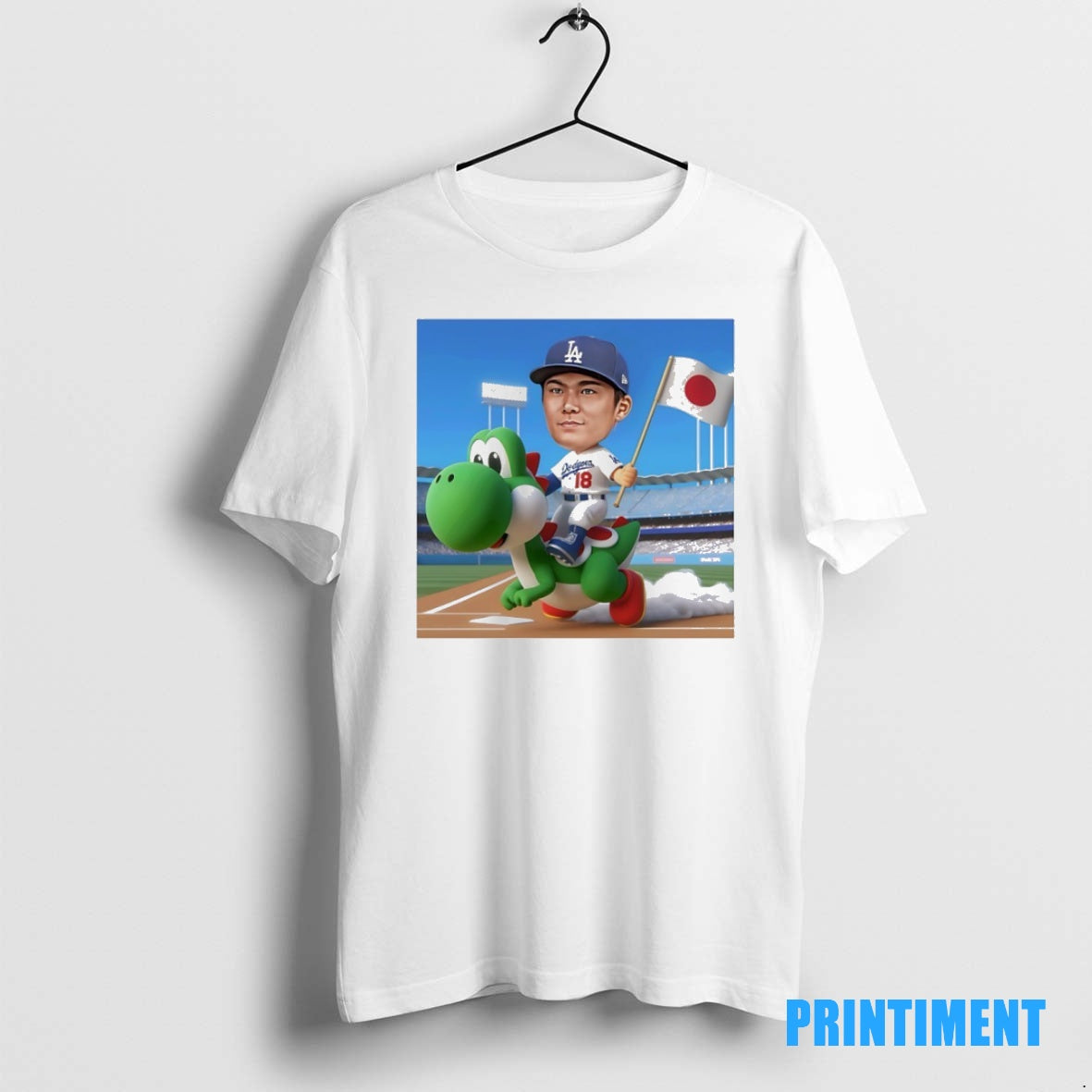 Official Yoshi Debut Yoshinobu Yamamoto Los Angeles Dodgers Meme Tee Sweater