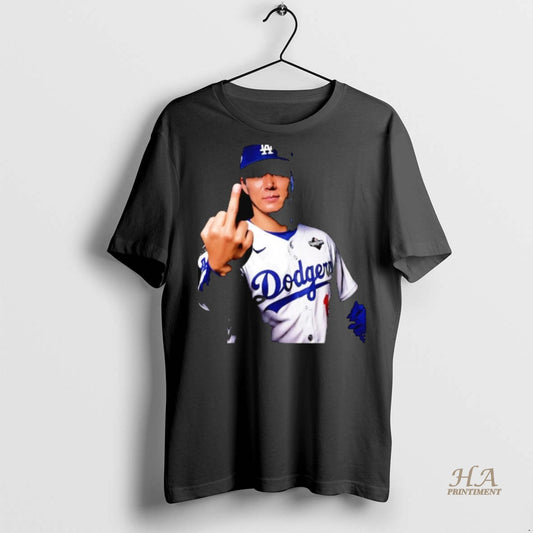 Official Yoshinobu Mvp Middle Finger Shirt