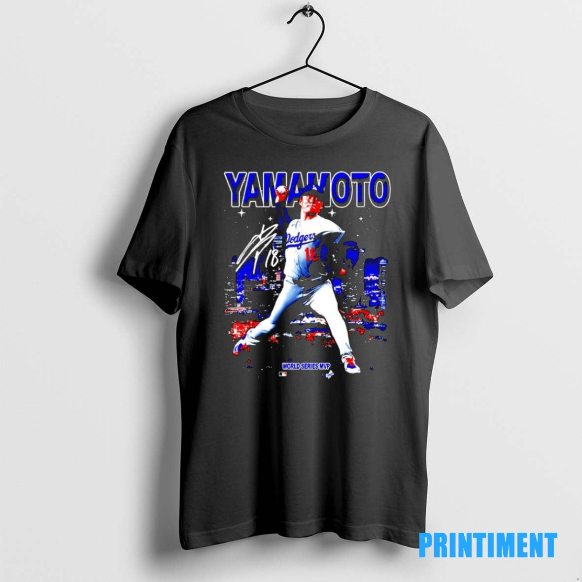 Official Yoshinobu World Series Mvp Signature Graphic Tee Sweater