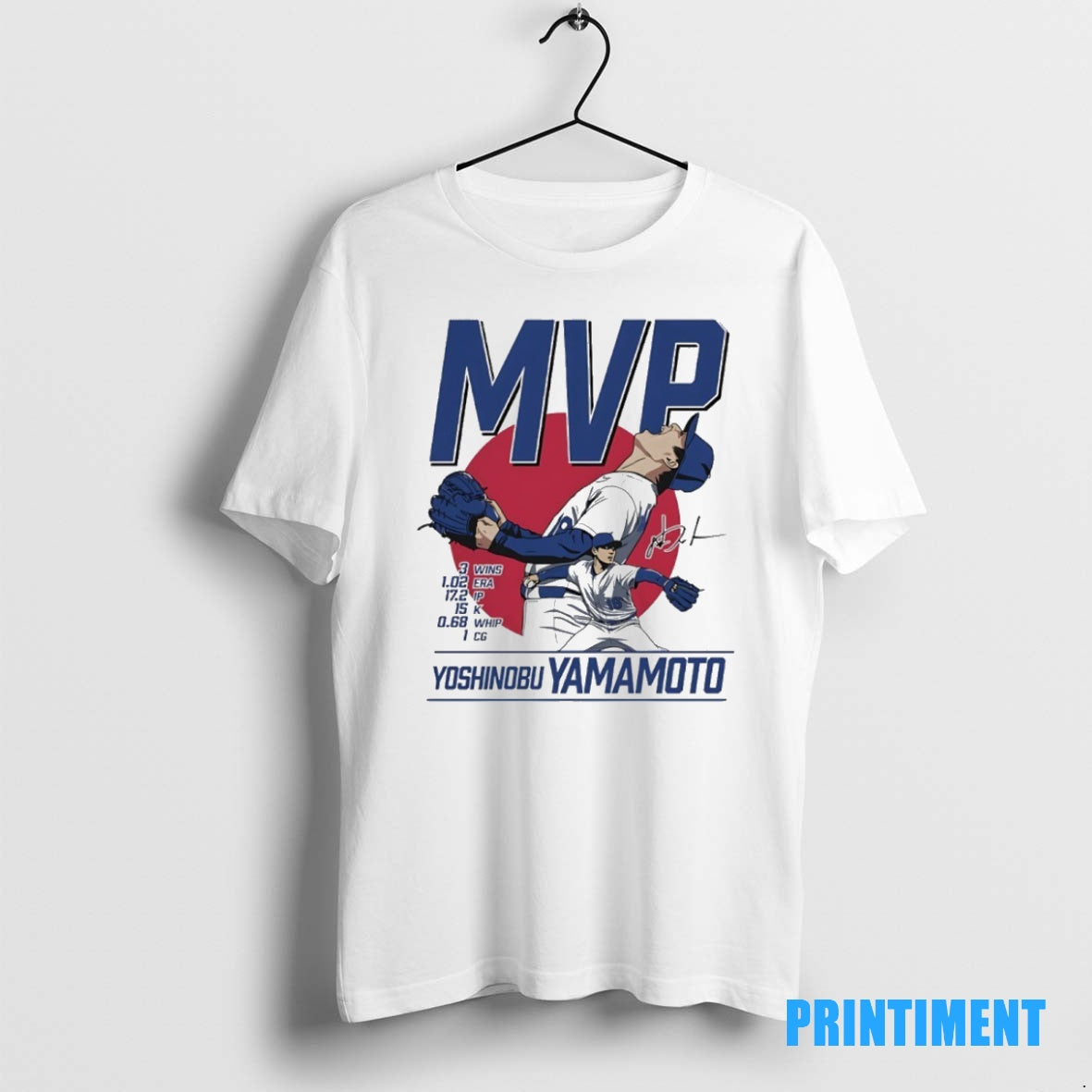 Official Yoshinobu Yamamato World Series Champs Mvp 2025 Signature Tee Sweater
