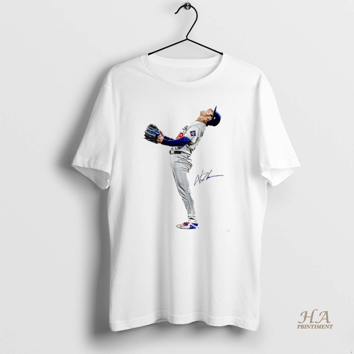 Official Yoshinobu Yamamoto La Baseball Lights Out Signature Christmas
