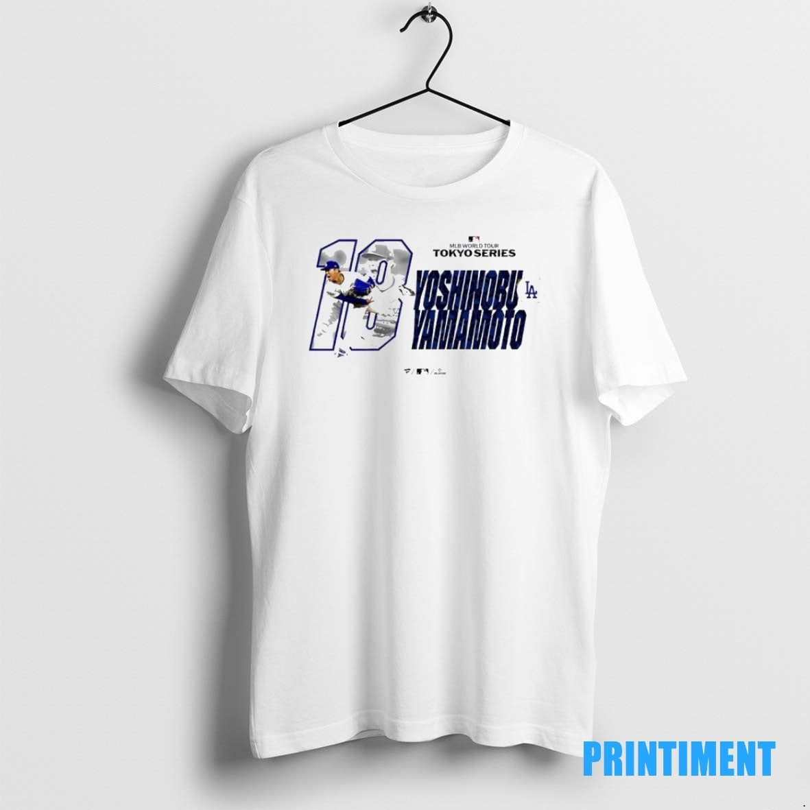 Official Yoshinobu Yamamoto La Dodgers Mlb Tokyo Series Tee Sweater