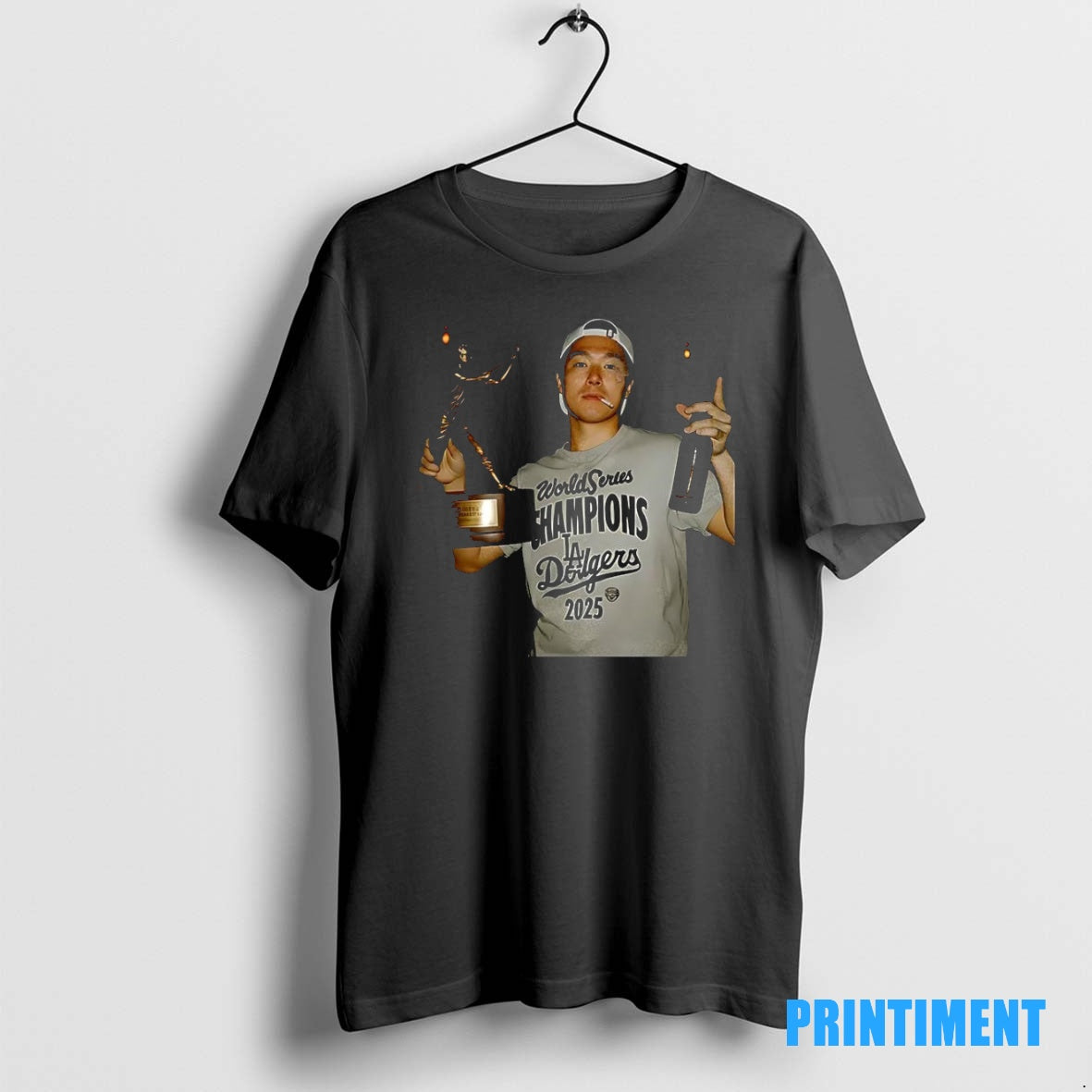 Official Yoshinobu Yamamoto Los Angeles Dodgers World Series Champions 2025 Mvp Celebration Tee Sweater