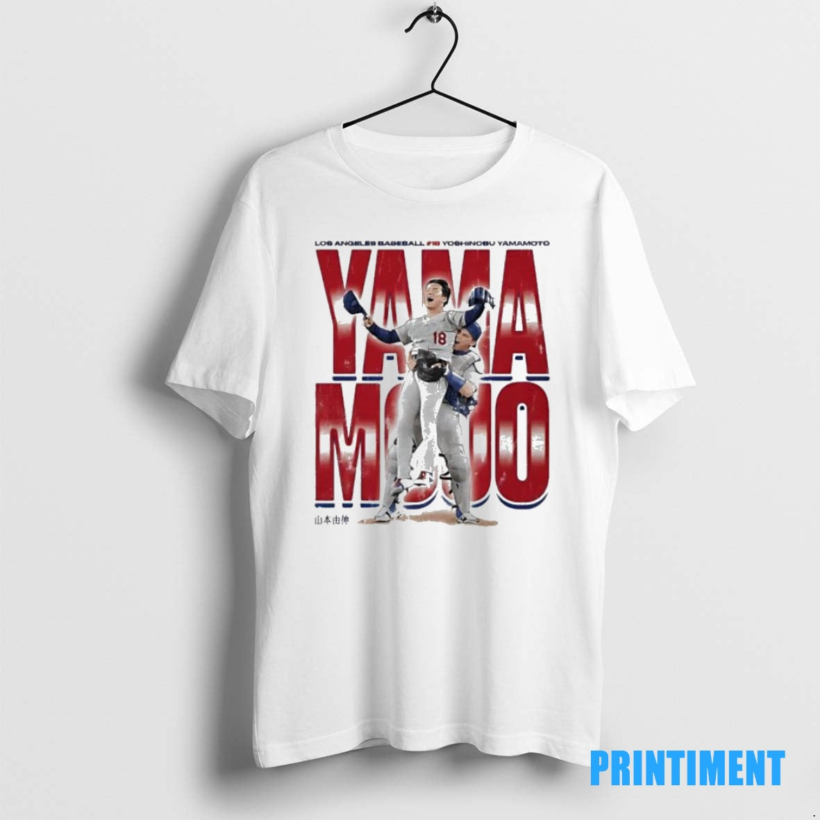 Official Yoshinobu Yamamoto Los Angeles Baseball Yama Mojo Vintage Tee Sweater