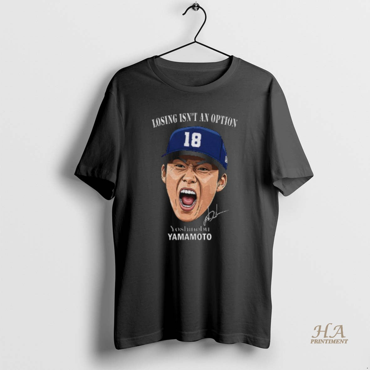 Official Yoshinobu Yamamoto Losing Isnt An Option Los Angeles Dodgers Mlb Baseball Signature