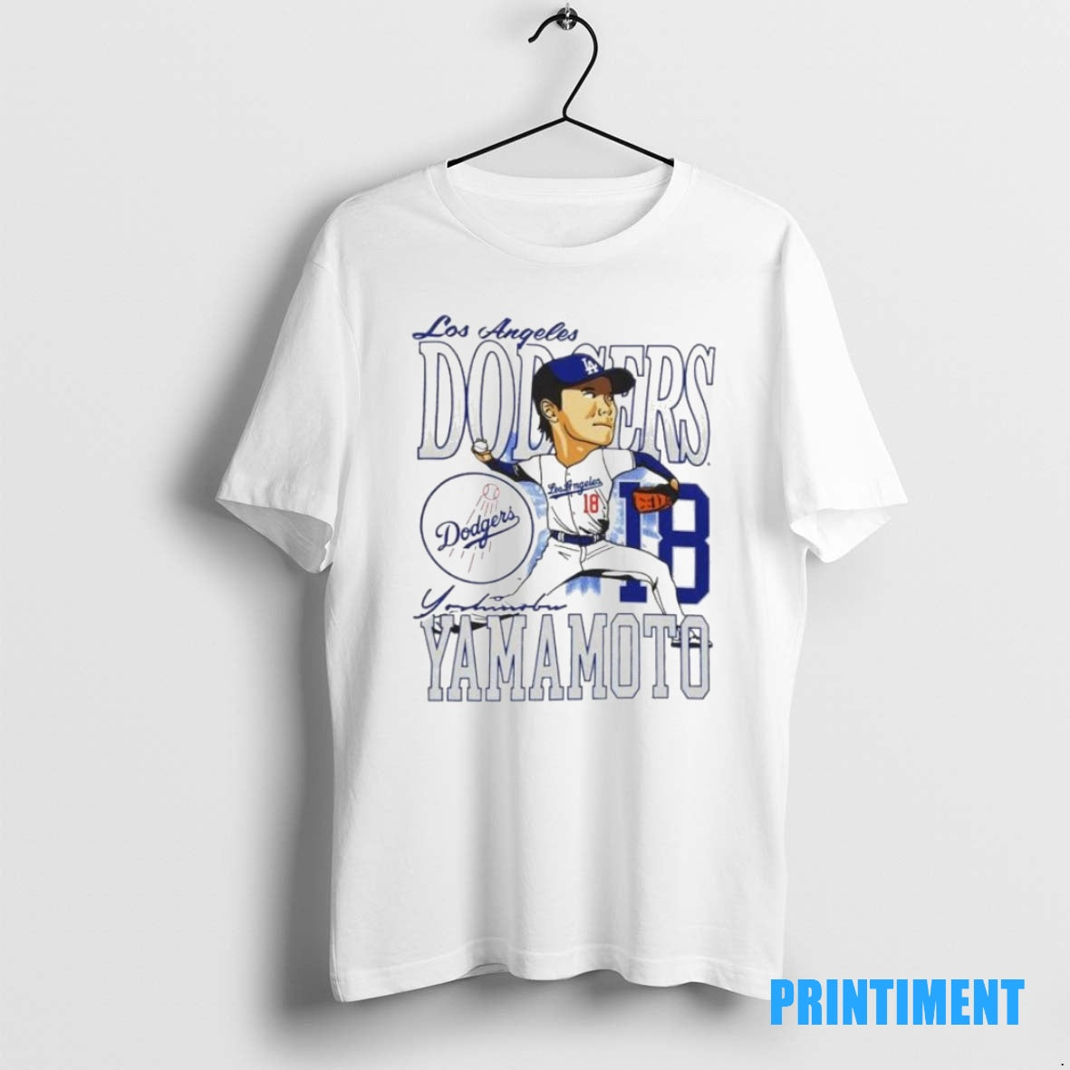 Official Yoshinobu Yamamoto Mlb Los Angeles Dodgers Caricature Ornaments Tee Sweater