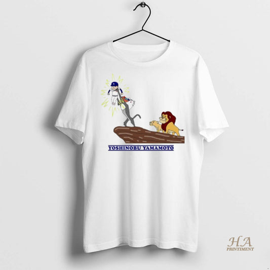Official Yoshinobu Yamamoto Mvp Lion King Cartoon Shirt
