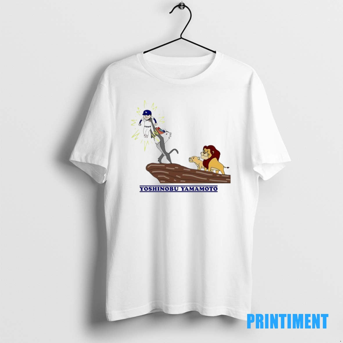 Official Yoshinobu Yamamoto Mvp Lion King Cartoon Tee Sweater