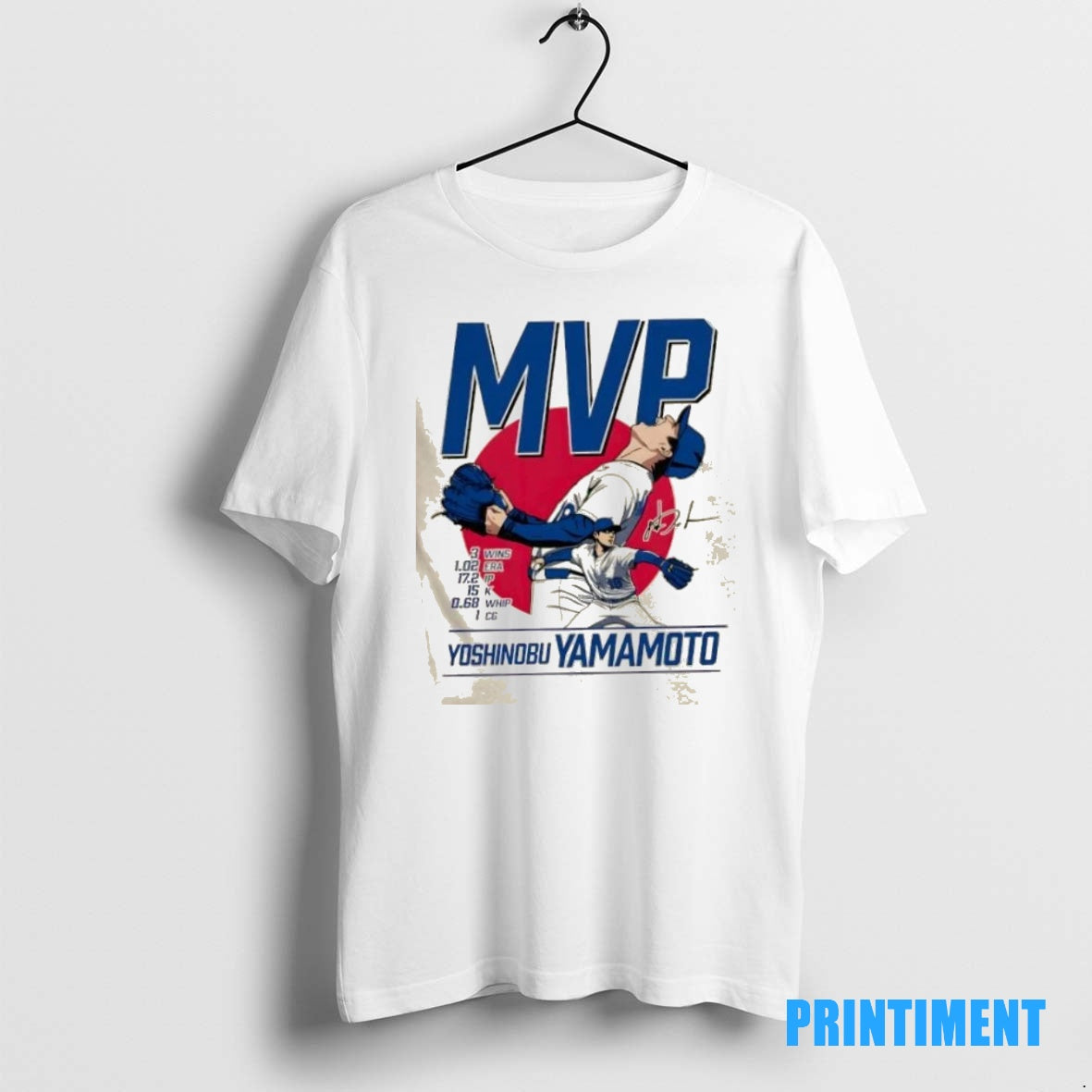 Official Yoshinobu Yamamoto Series Mvp Los Angeles Dodgers Tee Sweater