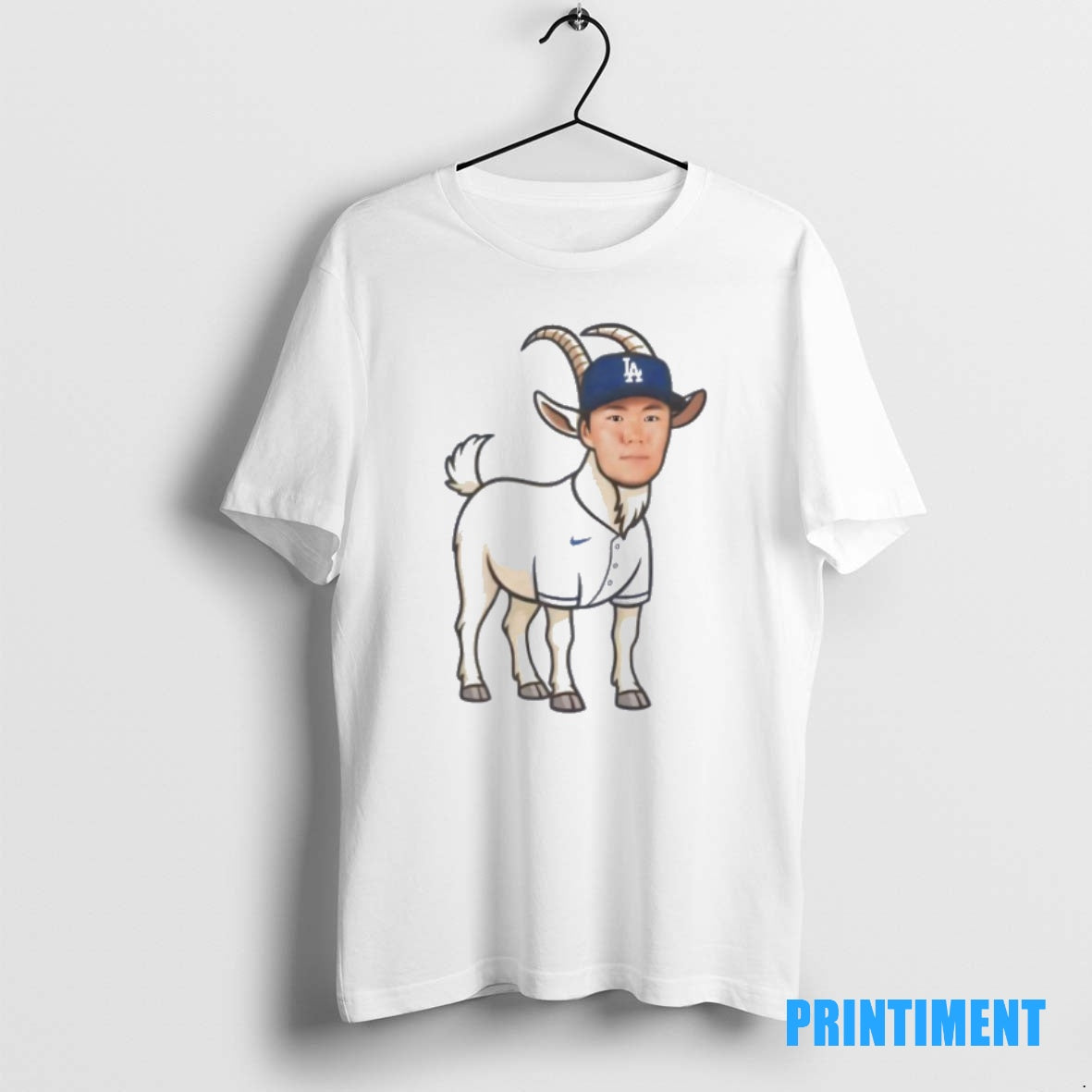 Official Yoshinobu Yamamoto The Goat Los Angeles Dodgers Tee Sweater