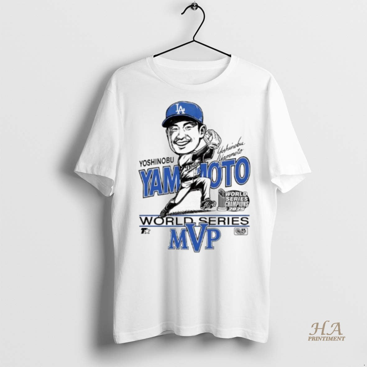 Official Yoshinobu Yamamoto World Series Mvp Surface Graphic Shirt