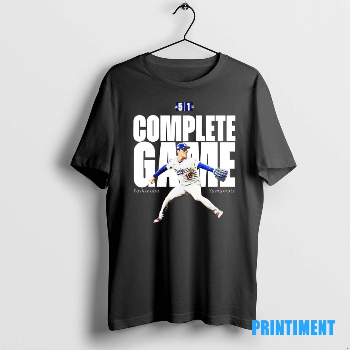 Official Yoshinobu Yamamoto Complete Game Tee Sweater