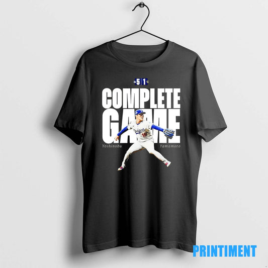 Official Yoshinobu Yamamoto Complete Game Tee Sweater