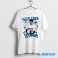 Official Yoshinobu Yamamoto Scream Blue Crew Dodgers Tee Sweater