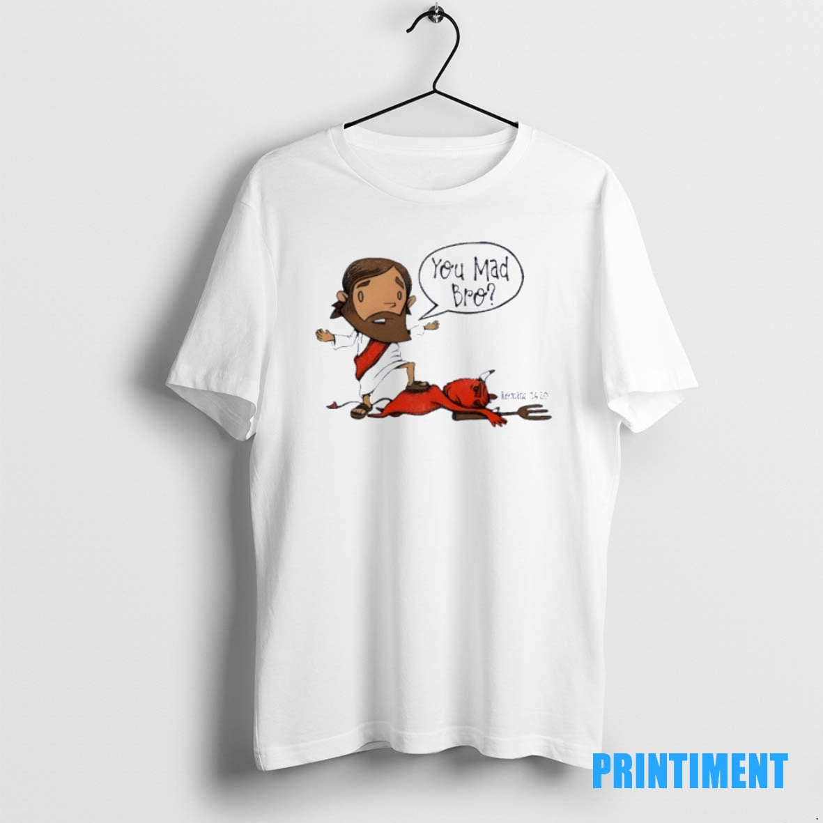 Official You Mad Bro Jesus Beat Devil Tee Sweater