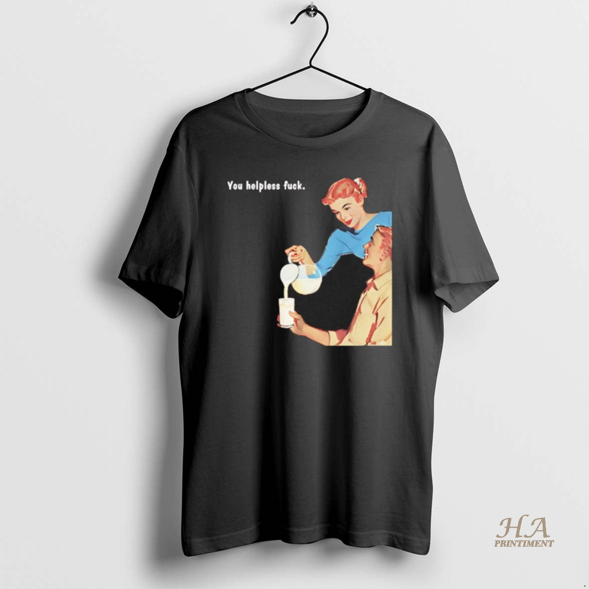 Official You Helpless Fuck Retro