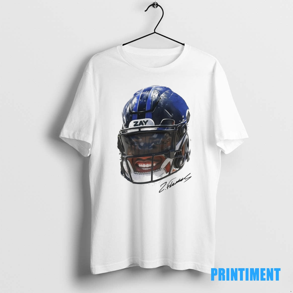 Official Zay Flowers Signature Football Portrait Tee Sweater