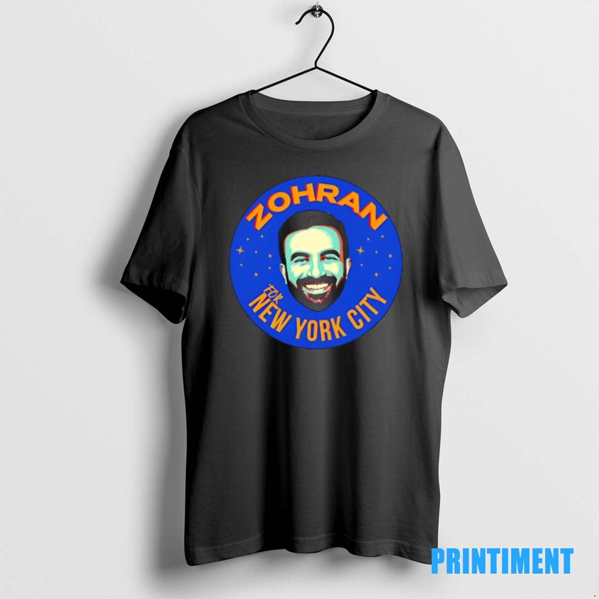 Official Zohran For New York City Zhohran Mamdani Big Head Tee Sweater