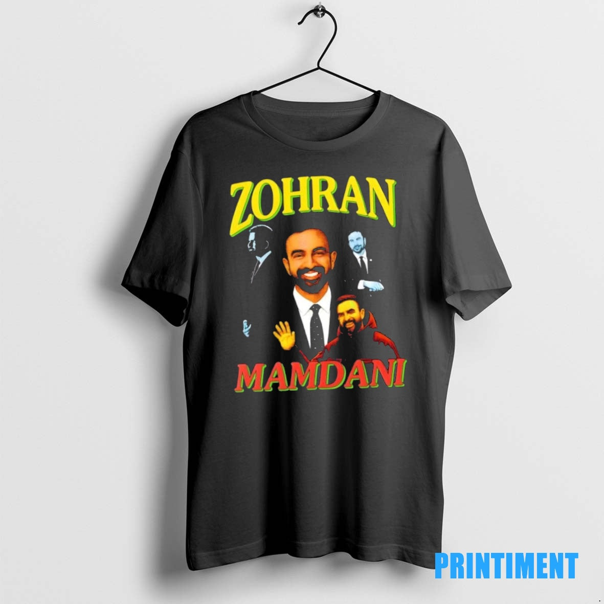 Official Zohran Mamdani 90s Style Vintage Tee Sweater