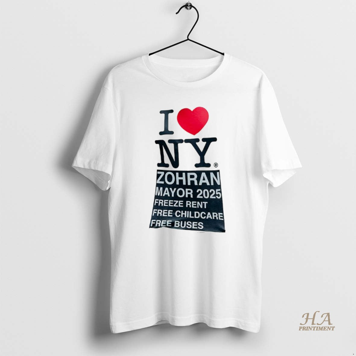 Official Zohran Mamdani I Love Ny Slogan