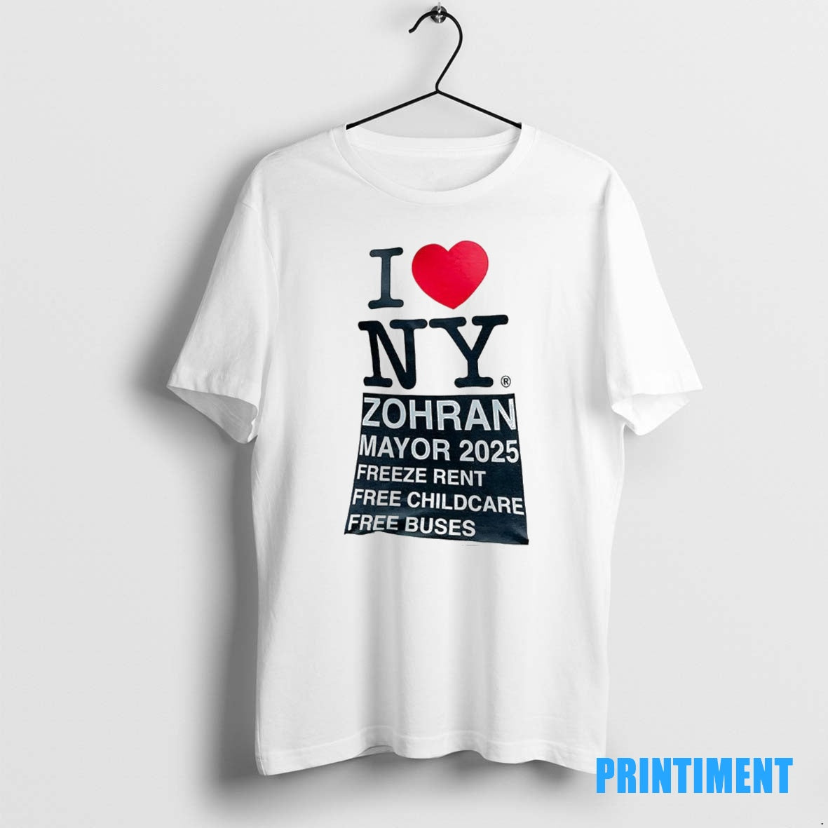 Official Zohran Mamdani I Love Ny Slogan Tee Sweater