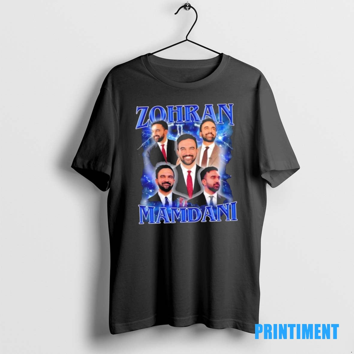 Official Zohran Mamdani Lightning Graphic Tee Sweater