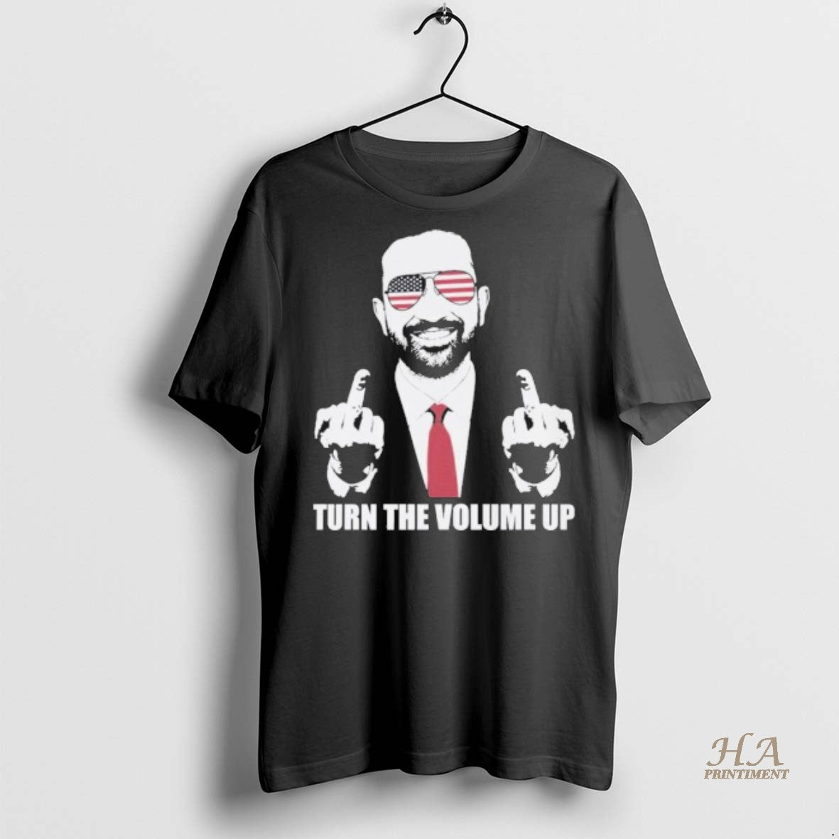 Official Zohran Mamdani Middle Finger Turn The Volume Up Shirt
