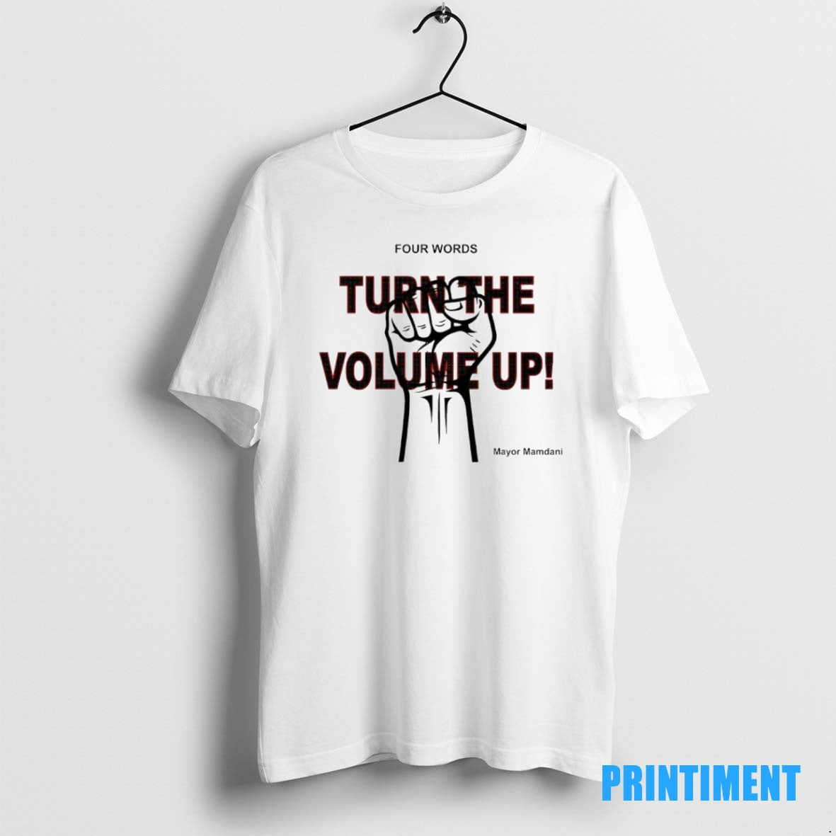 Official Zohran Mamdani Quote Four Words Turn The Volume Up Tee Sweater
