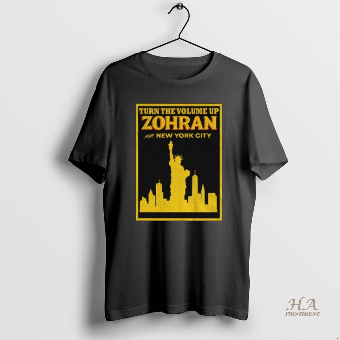 Official Zohran Mamdani Turn The Volume Up Zohran For New York City Statue Of Liberty