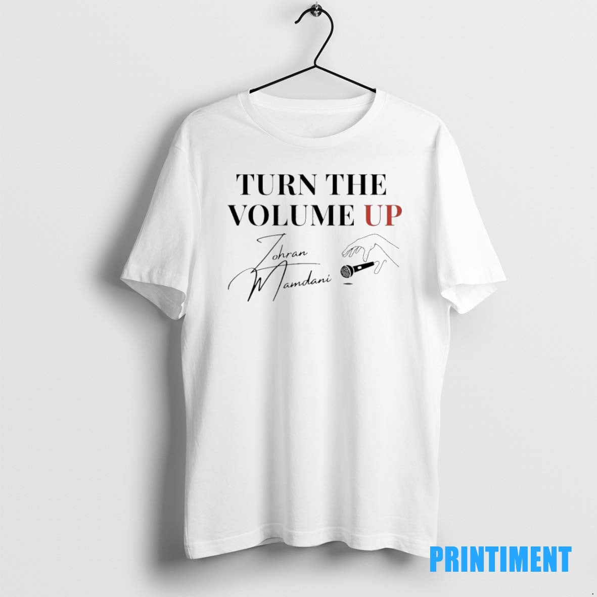 Official Zohran Mamdani Turn The Volume Up Signature Tee Sweater