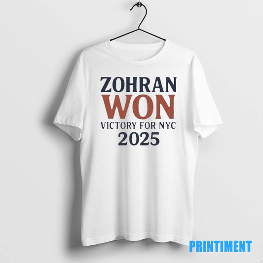 Official Zohran Mamdani Won Victory For Nyc 2025 Tee Sweater