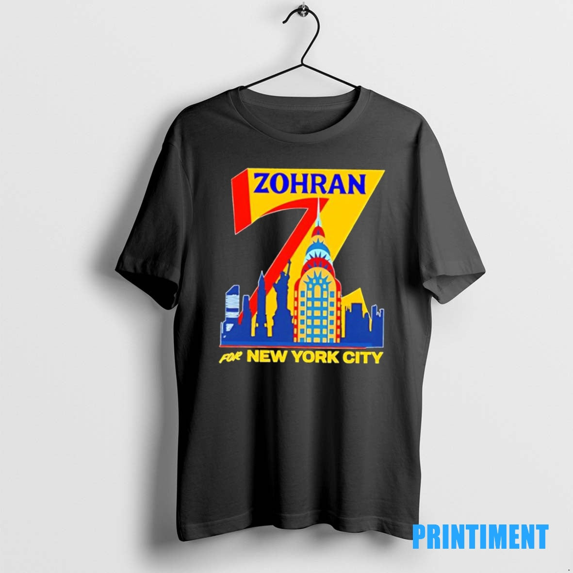 Official Zohran Mamdani Zohran For Mayor Of New York City Skyline Tee Sweater