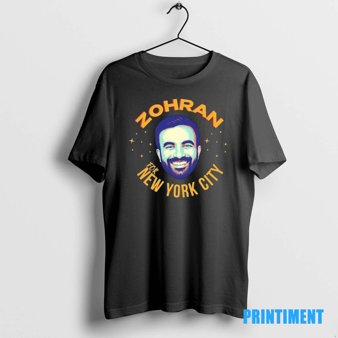 Official Zohran Mamdani For New York City Big Head Tee Sweater