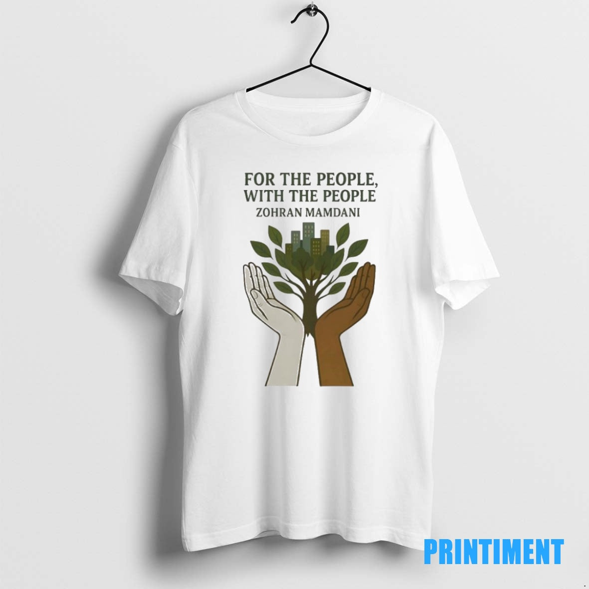 Official Zohran Mamdani For The People With The People Tee Sweater