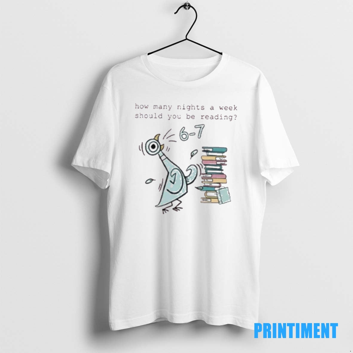Official Bird How Many Nights A Week Should You Be Reading 6 7 Tee Sweater