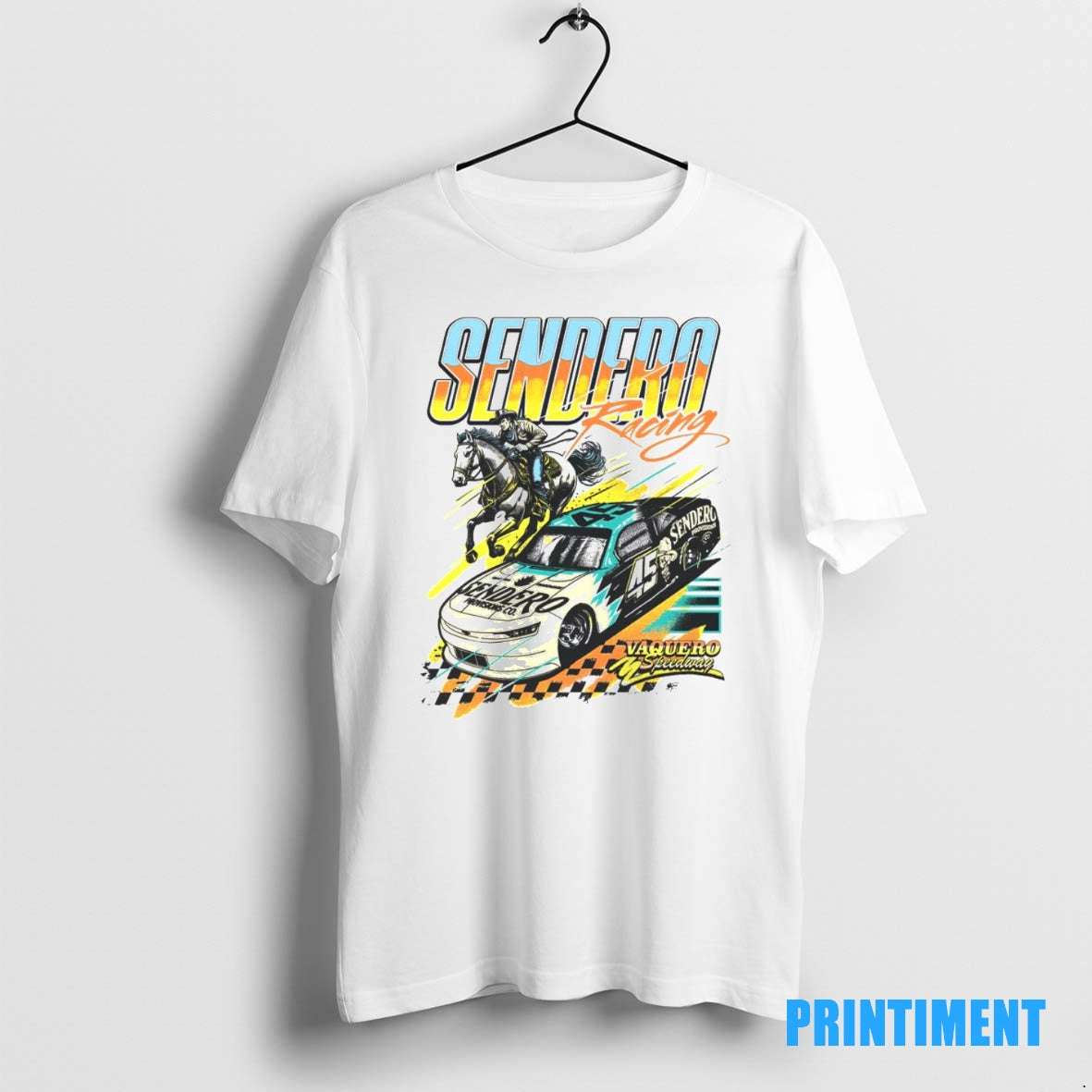 Official Brad Perez X Sendero Racing Tee Sweater