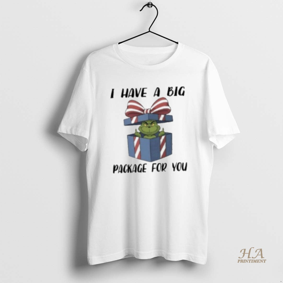 Official Grinch Christmas Gift I Have A Big Package For You Shirts Women