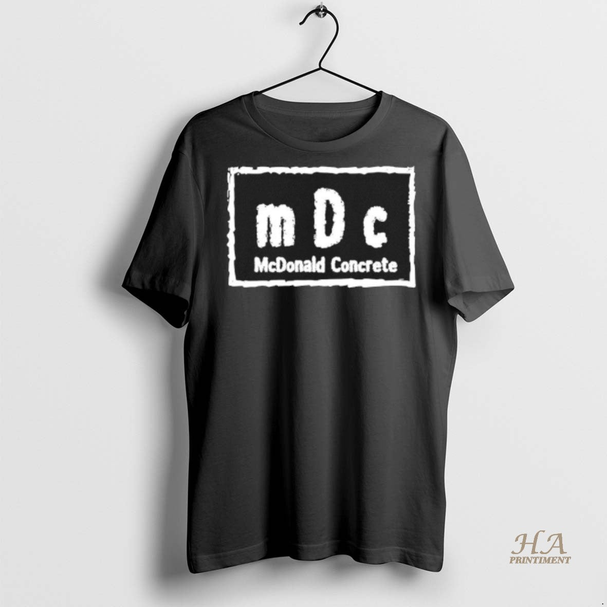 Official Mdc Mcdonald Concrete Black Shirt