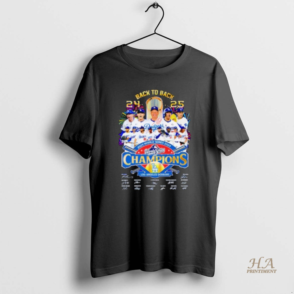 Official Mq9vcfgv Los Angeles Dodgers Back To Back World Series Champions Signatures