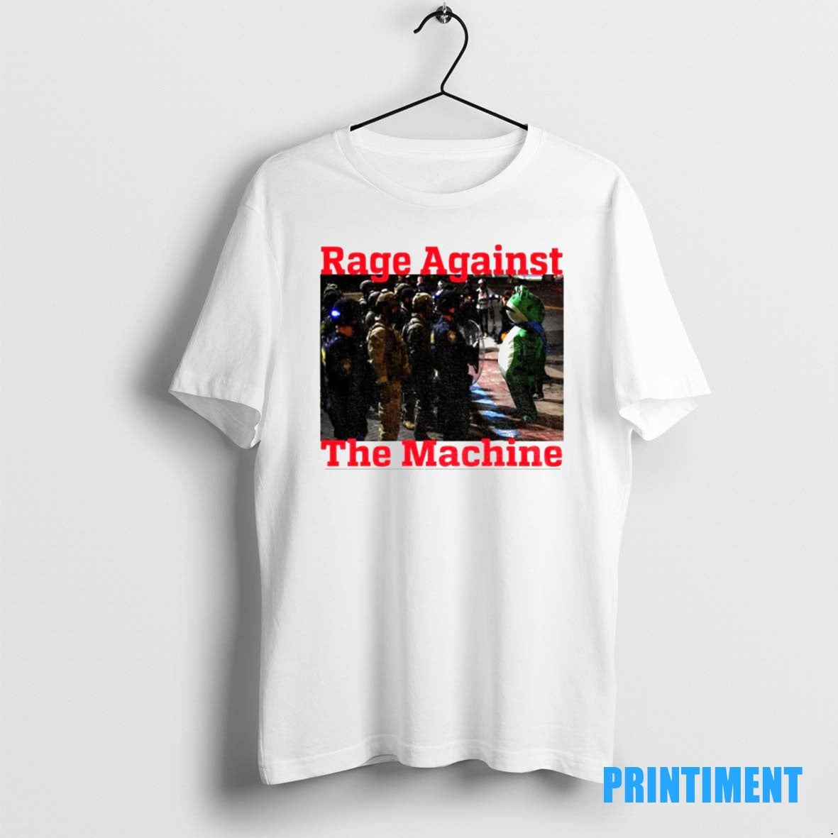 Official Portland Frog Rage Again The Machine Protest T Shirt 8yd5or Tee Sweater