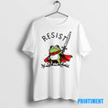 Official Portland Frog Resist Anti Ice T Shirt Dqrfxz Tee Sweater