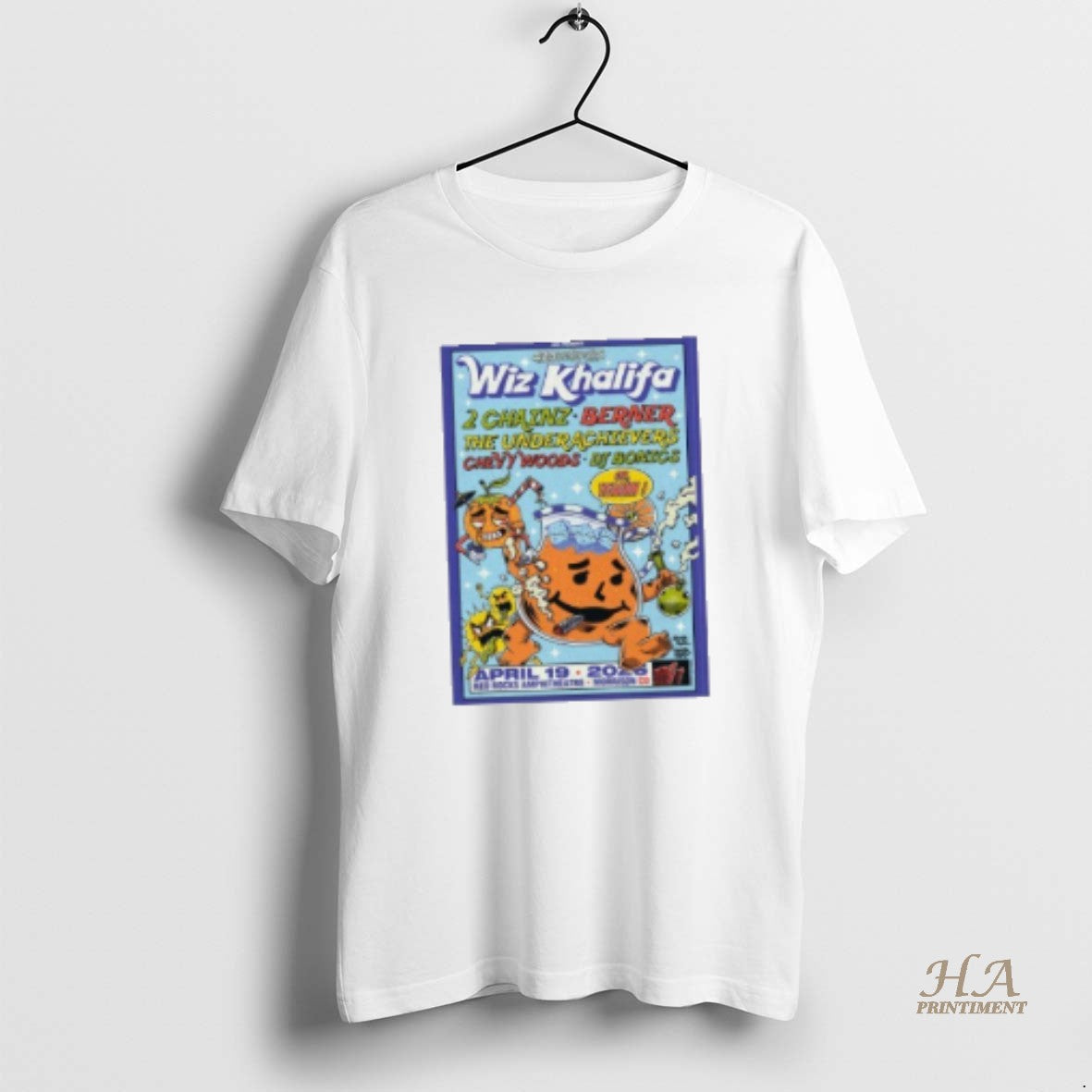Official Wiz Khalifa April 19 2026 Red Rocks Park And Amphitheatre Morrison Co Shirts Women